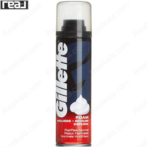 فوم اصلاح رگولار ژیلت مناسب انواع پوست Gillette Regular Shaving Foam 200ml