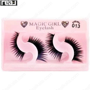 تصویر  مژه نیمه دو جفتی مجیک گرل شماره 013 Magic Girl Half Artificial Eyelashes