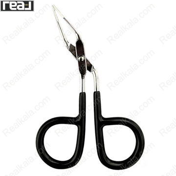 موچین قیچی ابرو زد وان مدل Z-251 با دسته پلاستیکی مشکی