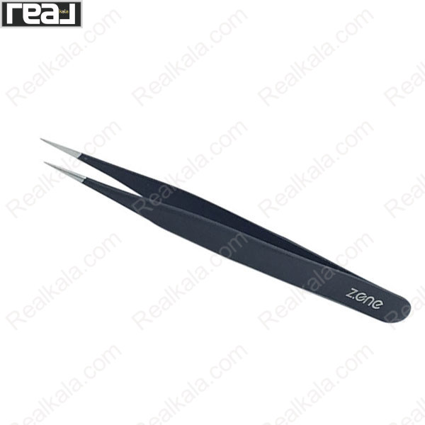 پنس صاف اکستنشن مژه زد وان مدل Z-112 با نوک بسیار ظریف و دقیق