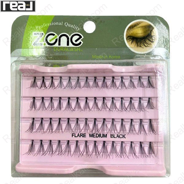 تصویر  مژه مصنوعی تکی متوسط زد وان مدل Z.One Individual Eyelashes Medium Z-403