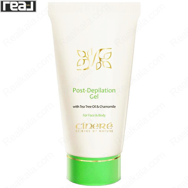 ژل پس از موبر Cinere با چای درختی و بابونه، آرام‌بخش و مرطوب‌کننده پوست صورت و بدن