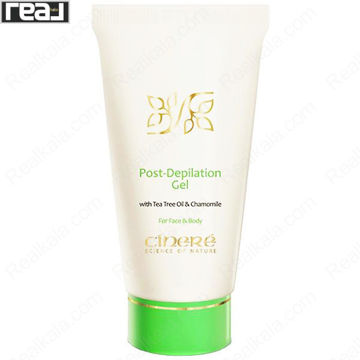 ژل پس از موبر Cinere با چای درختی و بابونه، آرام‌بخش و مرطوب‌کننده پوست صورت و بدن