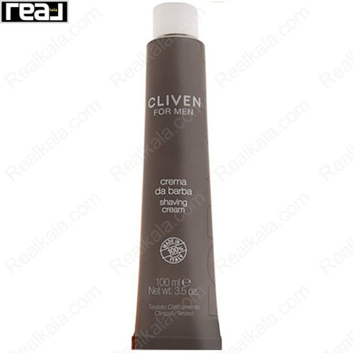 کرم اصلاح صورت کلیون مناسب انواع پوست Cliven Shaving Cream 100ml