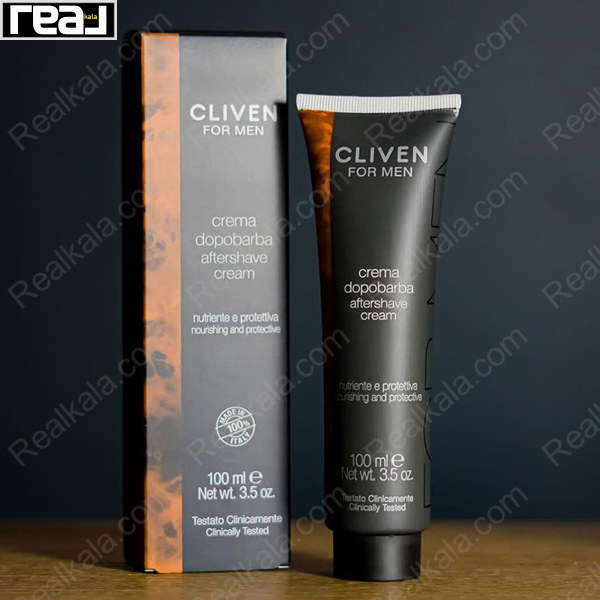 بسته‌بندی کرم افتر شیو کلیون Nourishing & Protective حجم 100ml