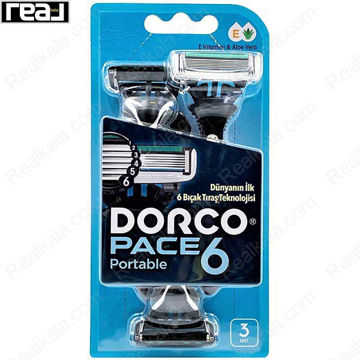 خودتراش دورکو Pace 6 Portable با 6 تیغه و بسته 3 عددی