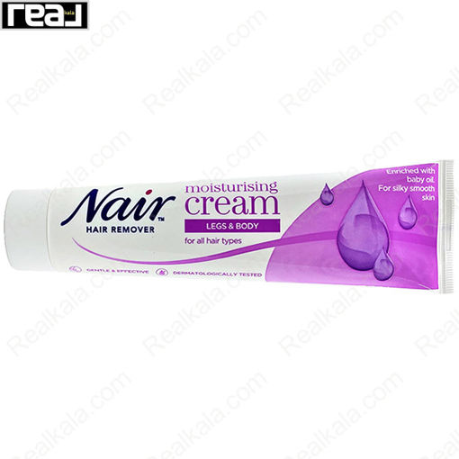 کرم موبر نیر مدل مرطوب کننده با روغن بچه Nair Hair Remover Moisturizing Cream 80ml