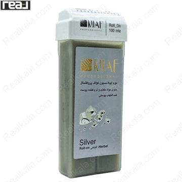 تصویر  موم خشابی کواف مدل سیلور Kuaf Professional Roll On Silver 100ml