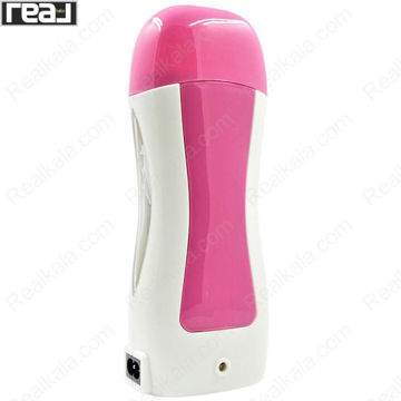 تصویر  دستگاه موم داغ کن خشابی ال کر دو المنت صورتی Depilatory Heater Waxing