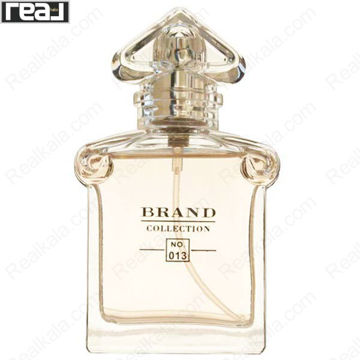 ادکلن برند کالکشن کد 013 لا پتیت روب نویر زنانه با طراحی شیشه صورتی و درپوش کریستالی