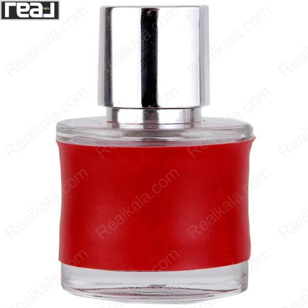 ادکلن برند کالکشن کد 003 کارولینا هررا سی اچ زنانه با شیشه گرد و روکش چرمی قرمز