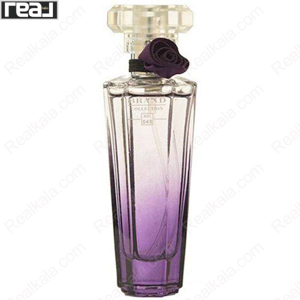 ادکلن برند کالکشن کد 048 لانکوم ترزور زنانه با شیشه کریستالی شفاف و طراحی کلاسیک