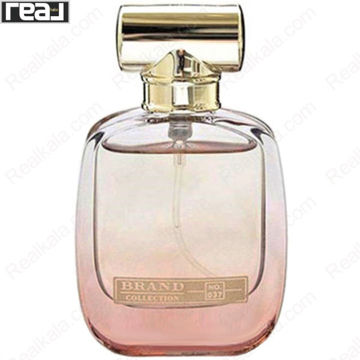 ادکلن برند کالکشن کد 037 نینا ریچی له اکستاز زنانه با شیشه شفاف و درب طلایی