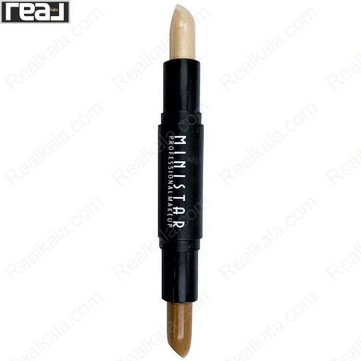 قلم دو طرفه کانتور هایلایتر مینی استار شماره 06 Highlight And Contoyr Beauty Stick Mini Star