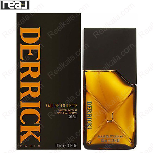 جعبه و بطری عطر مردانه Derrick Paris