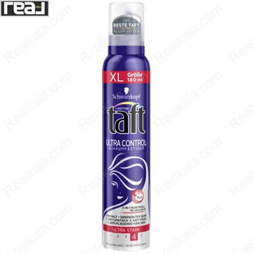 تصویر  موس مو تافت مدل اولترا کنترل Taft Ultra Control Mousse Hair Styling 180ml