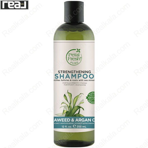 شامپو تقویت کننده مو پتال فرش روغن آرگان و جلبک دریایی Petal Fresh Strengthening Shampoo 355ml