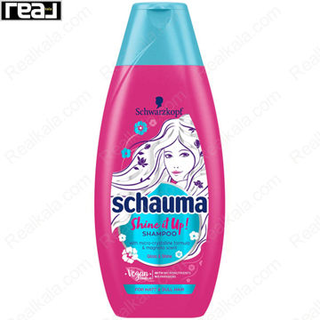 تصویر  شامپو شاوما (شوما) براق کننده مو حاوی کریستال مایع و عصاره مگنولیا Schauma Shine it Up Shampoo