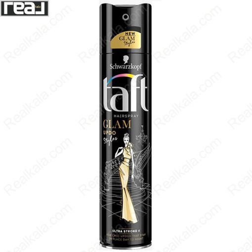 اسپری حالت دهنده مو تافت مدل گلام آپدو استایل Taft Haarspray Glam Updo Hair Styling Spray 250ml