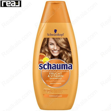 تصویر  شامپو تقویت کننده شاوما (شوما) مدل میوه های فوق العاده Schauma Super fruit And Vitamin Shampoo