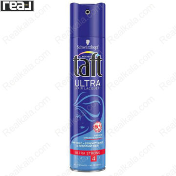 اسپری حالت دهنده مو شوارتسکف Taft All Weather Ultra با فیکس قوی Level 4 و ماندگاری 24 ساعته