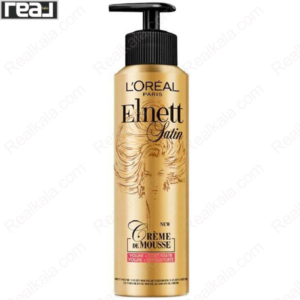 موس مو لورال Elnett Satin Dream De Mousse Volume 200ml حجم‌دهنده و حالت‌دهنده قوی