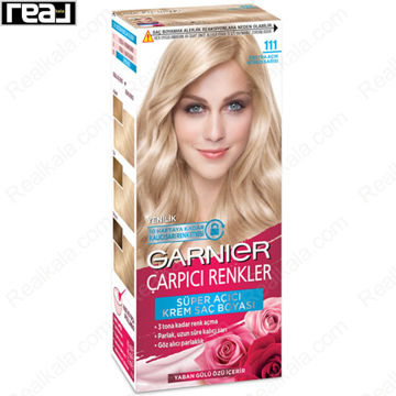 کیت رنگ موی گارنیر Çarpıcı Renkler شماره 111 بلوند خیلی خیلی روشن