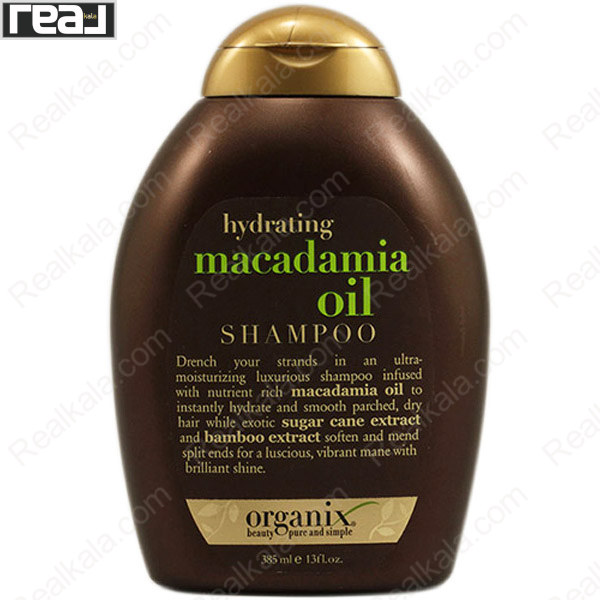 تصویر  شامپو ماکادمیا او جی ایکس Ogx Organix Hydrating Macadamia Oil Shampoo
