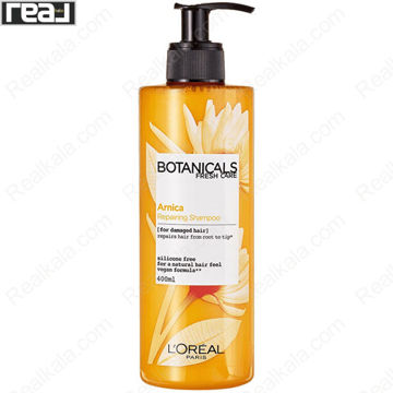 شامپو لورال Botanic Fresh Care Arnica Repairing حجم 400ml مخصوص موهای آسیب‌دیده