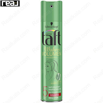 تصویر  اسپری نگهدارنده حالت مو تافت مدل مگا استارک شماره 5 Taft Volumen Hair Styling Spray Mega Stark 250ml