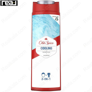 شاور ژل و شامپو مردانه Old Spice Cooling مدل 2 در 1
