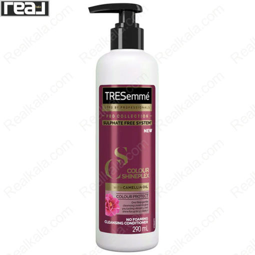شامپو نرم کننده بدون سولفات ترزمه مخصوص موهای رنگ شده Tresemme Sulfate Free System Color ShinePlex