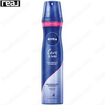 تصویر  اسپری نگهدارنده حالت مو نیوا مدل کر اند هولد Nivea Hair Spray Care & Hold 250ml