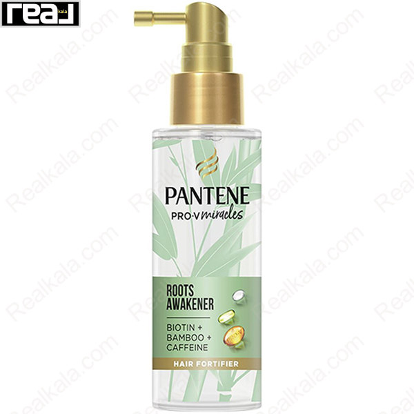 سرم تقویت کننده ریشه مو پنتن Roots Awakener حاوی بیوتین بامبو و کافئین