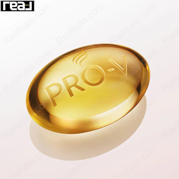 کپسول طلایی پنتن حاوی فرمول Pro‑V برای تقویت و تغذیه موهای آسیب‌دیده و افزایش درخشندگی