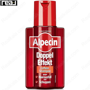 تصویر  شامپو ضد شوره و تقویت کننده آلپسین مدل دابل افکت کافئین Alpecin Double Effect Caffeine Shampoo 200ml