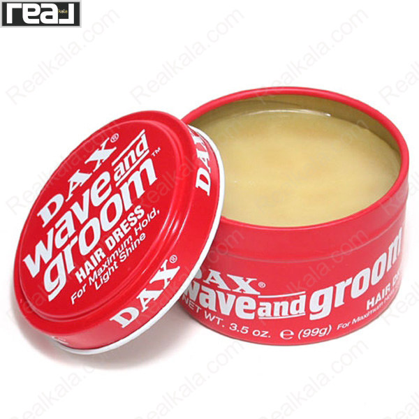 واکس حالت‌ دهنده مو داکس قرمز فرم‌ دهنده قوی Dax Wave & Groom Hair Dress 99g