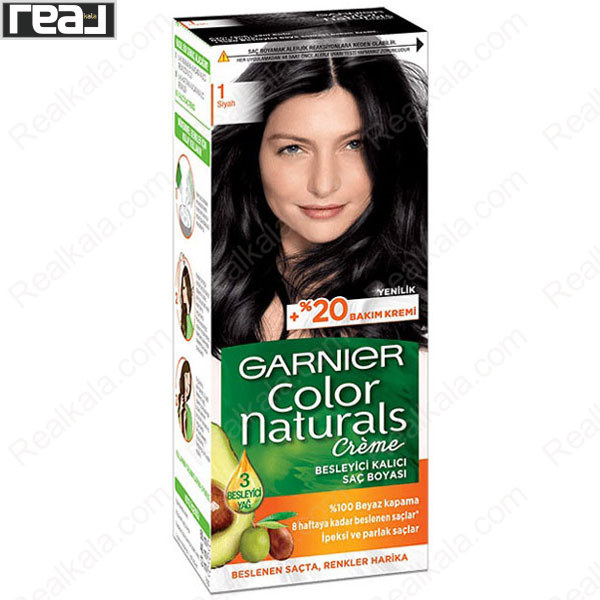 کیت رنگ موی گارنیر Color Naturals شماره 1 مشکی