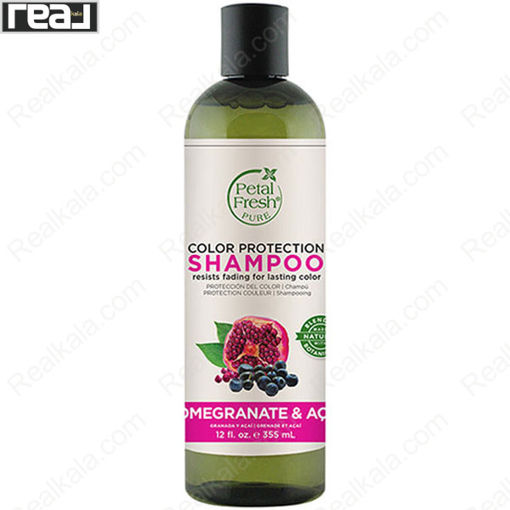 شامپو محافظ رنگ مو پتال فرش عصاره انار و آکای بری Petal Fresh Color Protection Shampoo 355ml