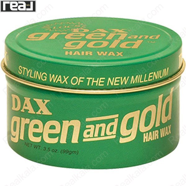 واکس حالت دهنده مو داکس سبز با درخشندگی طبیعی DAX Green & Gold Hair Wax 99g