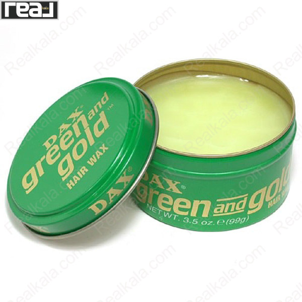 واکس حالت دهنده مو داکس سبز با درخشندگی طبیعی DAX Green & Gold Hair Wax 99g