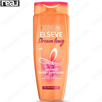 تصویر  شامپو السیو لورال مدل دریم لانگ بازسازی کننده موهای بلند Loreal Dream Long Shampoo 390ml