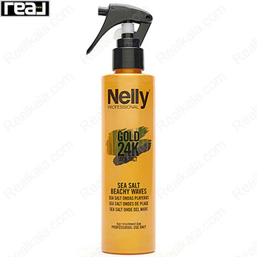 اسپری نمک دریایی گلد نلی Nelly Gold 24k Sea Salt Spray 200ml
