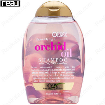 تصویر  شامپو مراقبت از رنگ موی او جی ایکس حاوی روغن ارکیده Ogx Fade Defying Orchid Oil