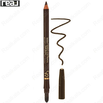 تصویر  مداد چشم قهوه ای تیره اسموکی افکت گلدن رز Golden Rose Smoky Effect Eye Pencil Dark Brown