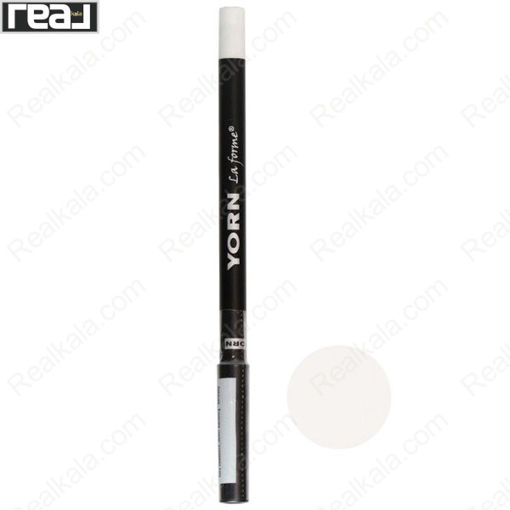 مداد چشم سفید یورن شماره 02 Yorn Eyeliner Pencil