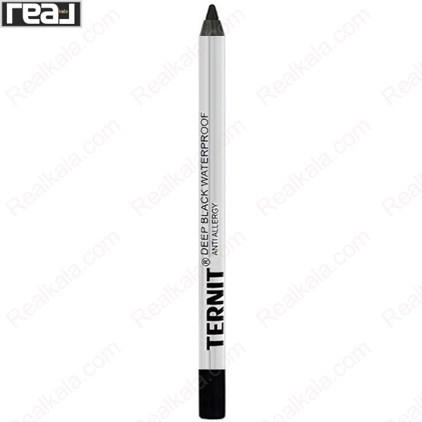 مداد چشم ترنیت DEEP BLACK با بدنه روشن و نوک مشکی