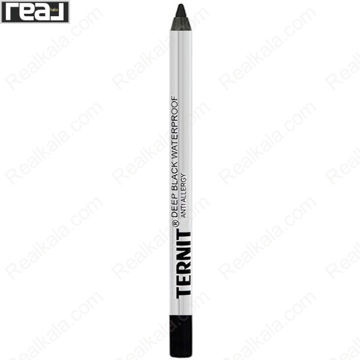 مداد چشم ترنیت DEEP BLACK با بدنه روشن و نوک مشکی