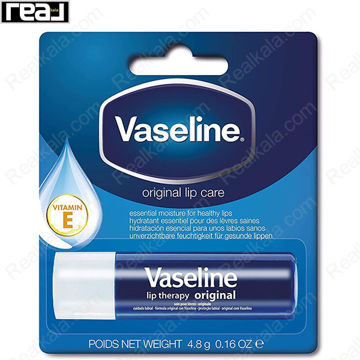 تصویر  بالم لب استیکی وازلین مدل اورجینال Vaseline Original Lip Care