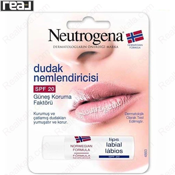 تصویر  بالم لب نوتروژینا حاوی ضد آفتاب Neutrogena Lip Balm SPF20